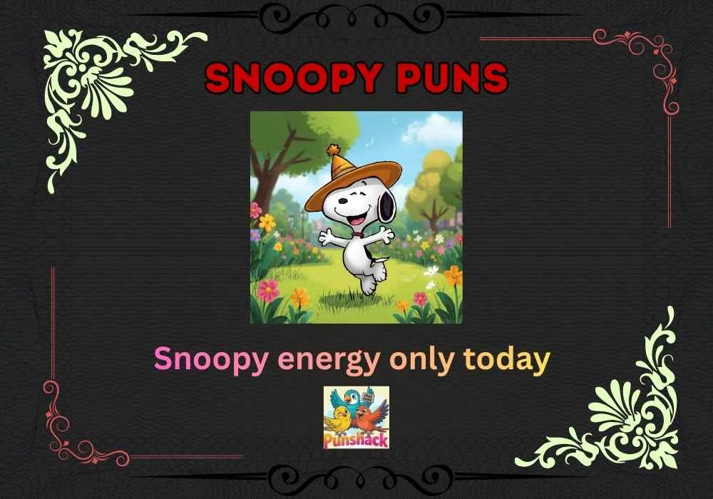 Snoopy Puns